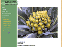 Tablet Screenshot of marinatreeandgarden.org